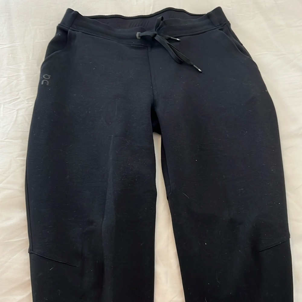 soft black joggers